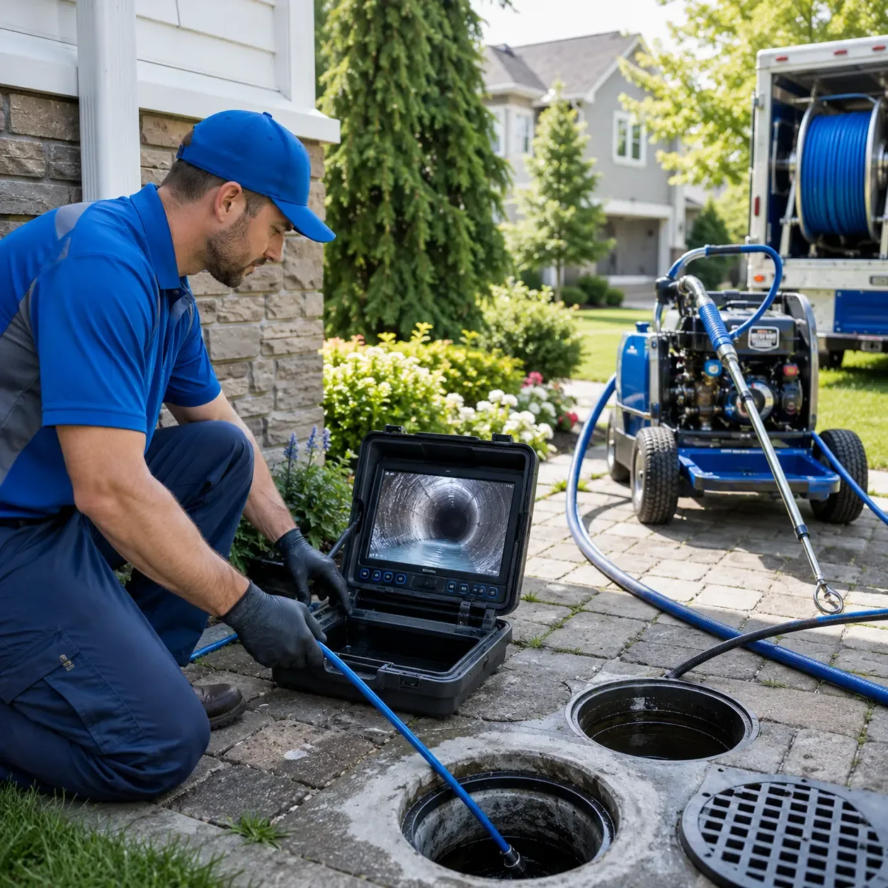 Outdoor drain cleaning professionals serving Ferdinand, IN